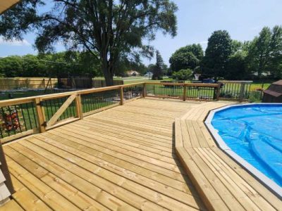 Pool Deck Building