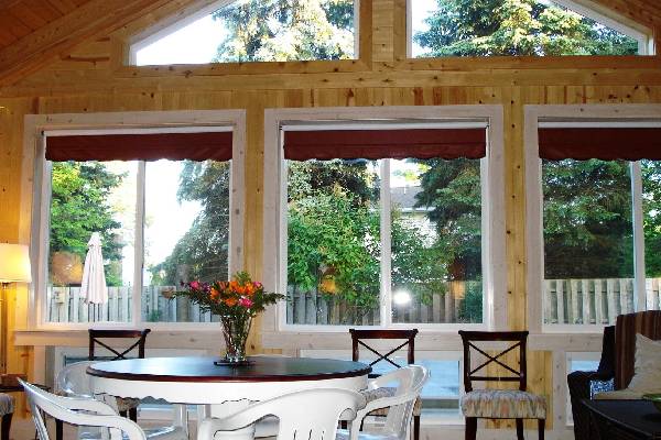 Wood Sunroom Addition